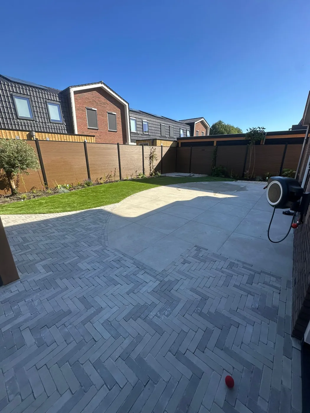 Terras in visgraatverband